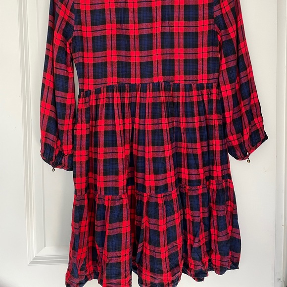F21 Plaid Ruffle Dress - Picture 2 of 5